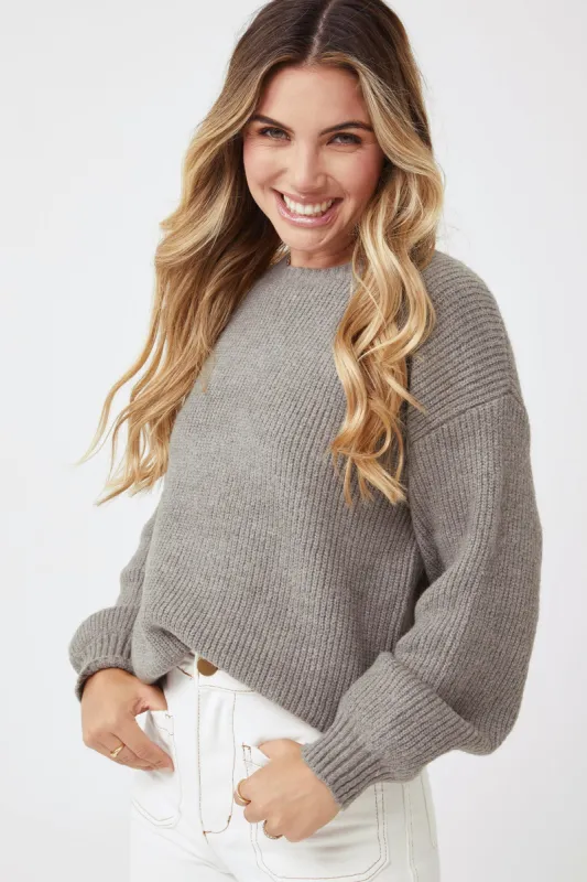 Harvie Knit - Taupe sold by Esther & Co