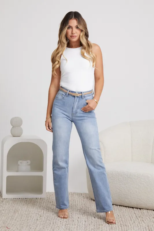 Karece Jeans - Blue Denim sold by Esther & Co