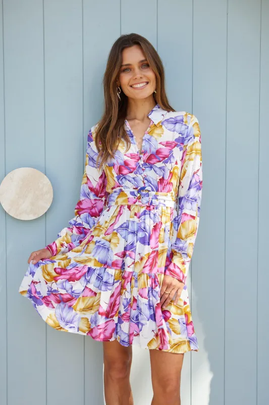 Geanna Dress - Pretty Fern Print sold by Esther & Co