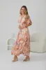 Liora Dress - Multi Print sold by Esther & Co