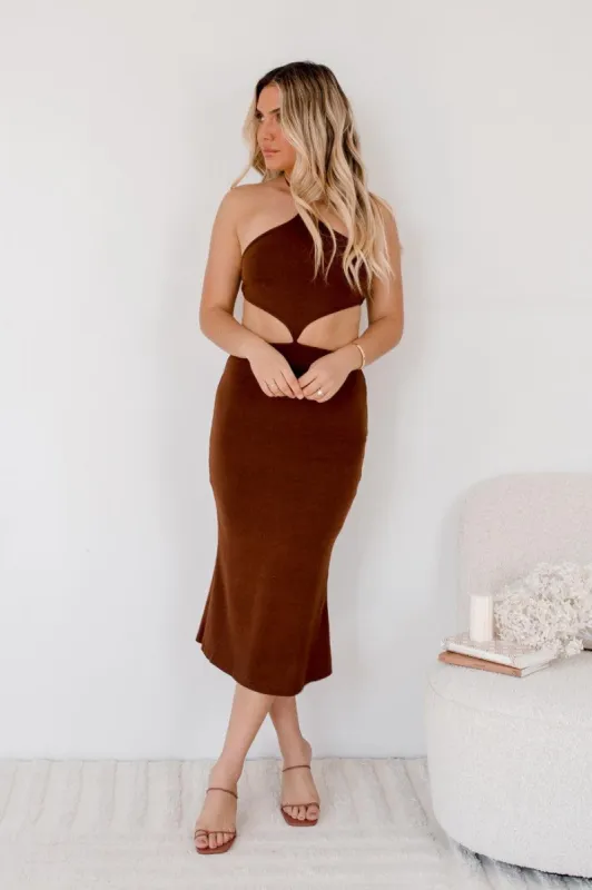 Sabia Dress - Chocolate sold by Esther & Co