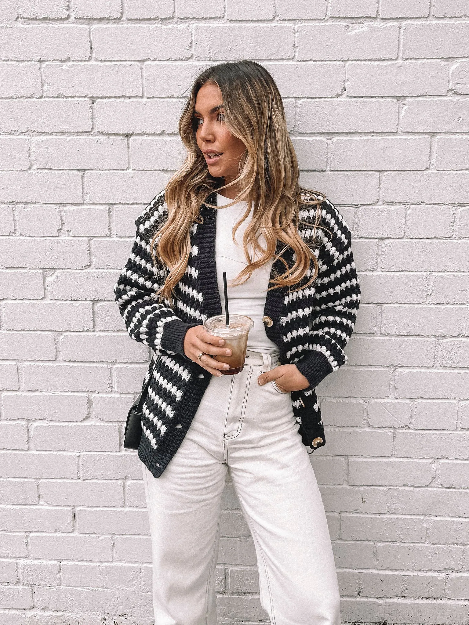 Evander Cardigan - Black Multi sold by Esther & Co product image thumbnail 3