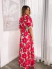 Delarina Dress - Pink Floral sold by Esther & Co