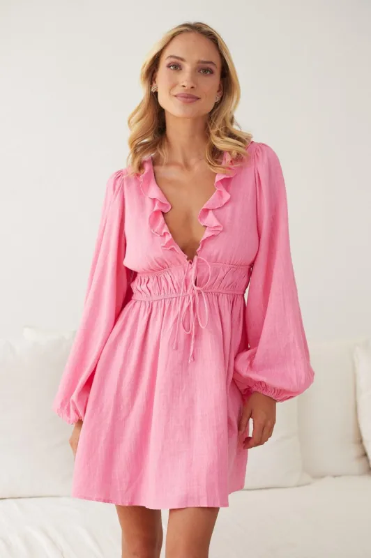 Aleksandra Dress - Pink sold by Esther & Co