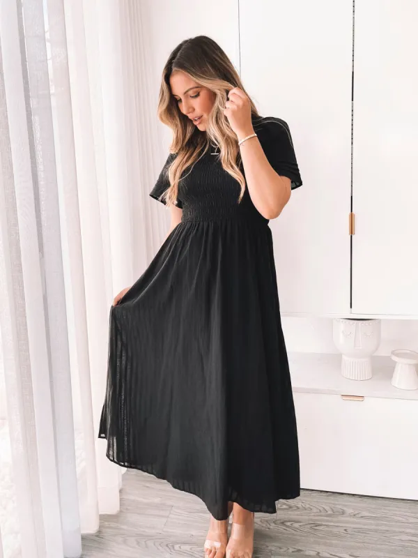 Iolana Dress - Black sold by Esther & Co