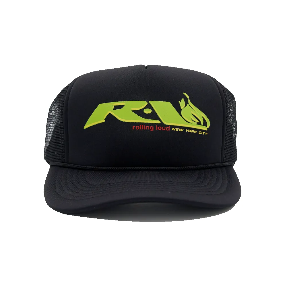 RL x Felt Neo Black Trucker sold by Rolling Loud Merch product image thumbnail 2