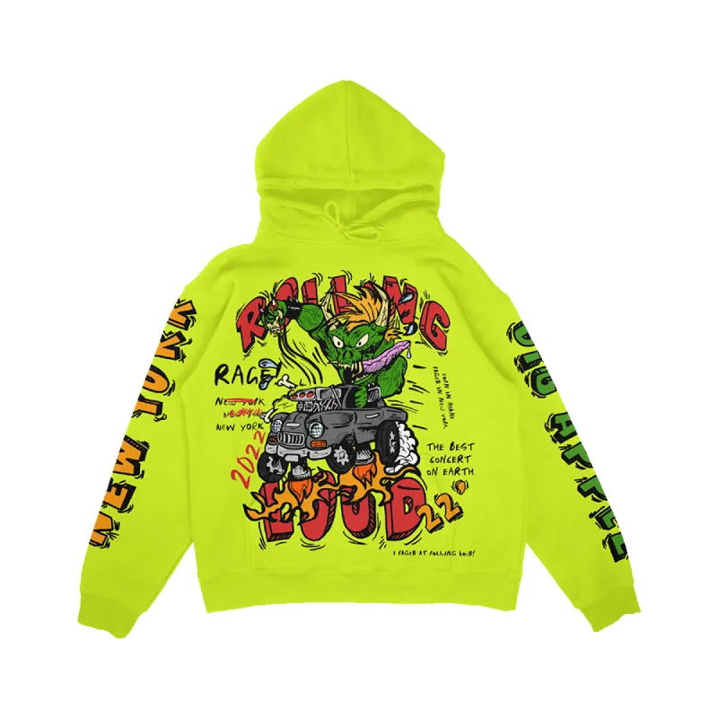 RL Loud Monster Hoodie Volt NYC 22 sold by Rolling Loud Merch