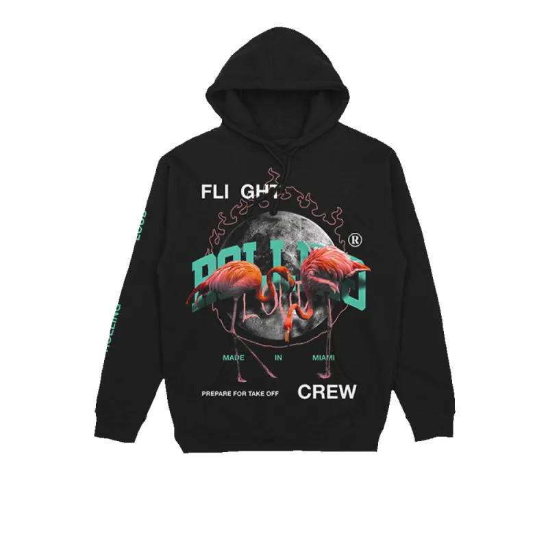 RL Flamingo Hoodie Black sold by Rolling Loud Merch