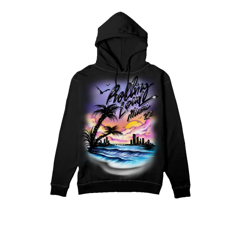 RL The Magic City Hoodie Black Miami 22' sold by Rolling Loud Merch