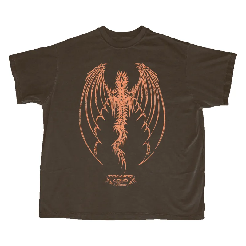 RL Vienna 24 Dragon Bones Brown Lineup Tee sold by Rolling Loud Merch