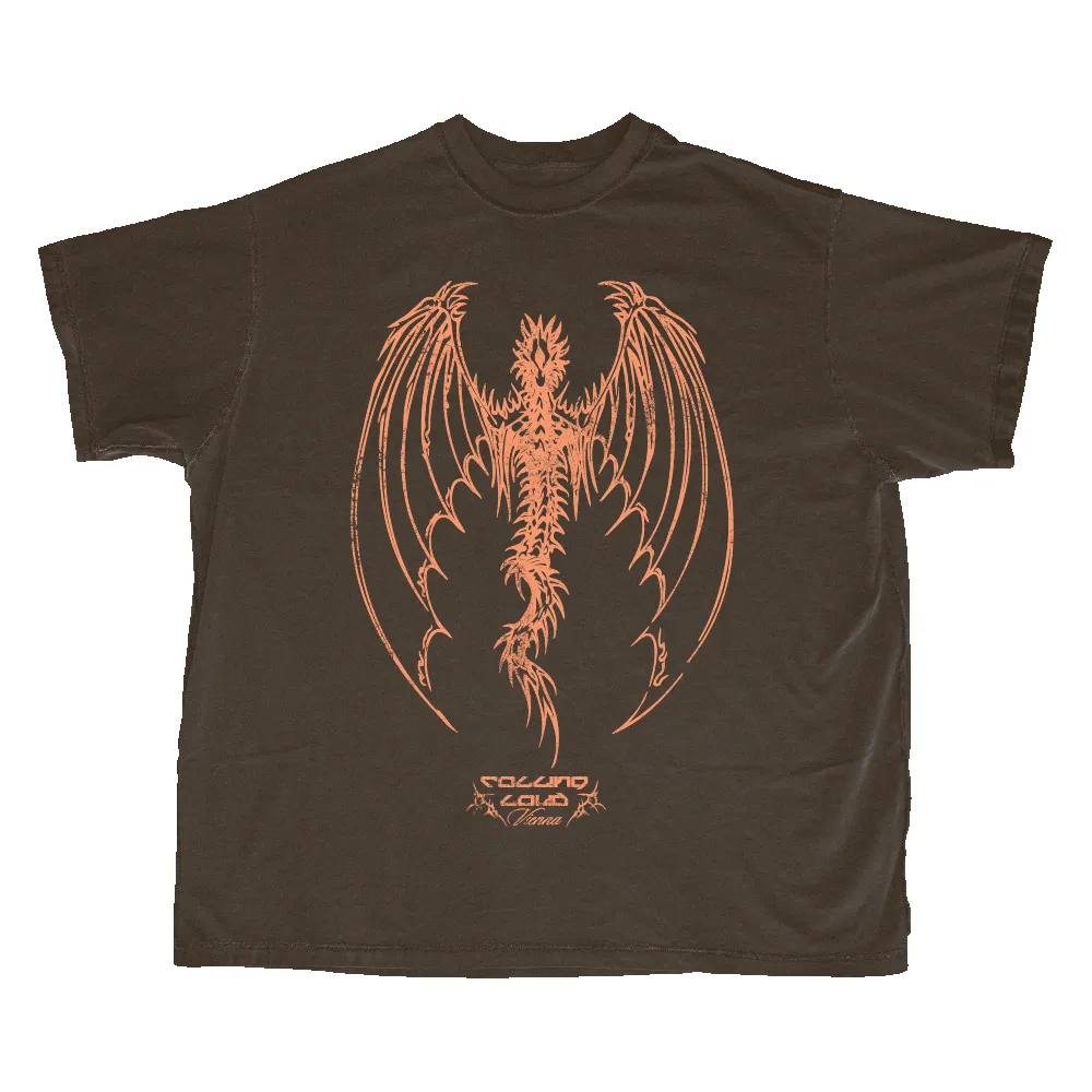 RL Vienna 24 Dragon Bones Brown Lineup Tee sold by Rolling Loud Merch