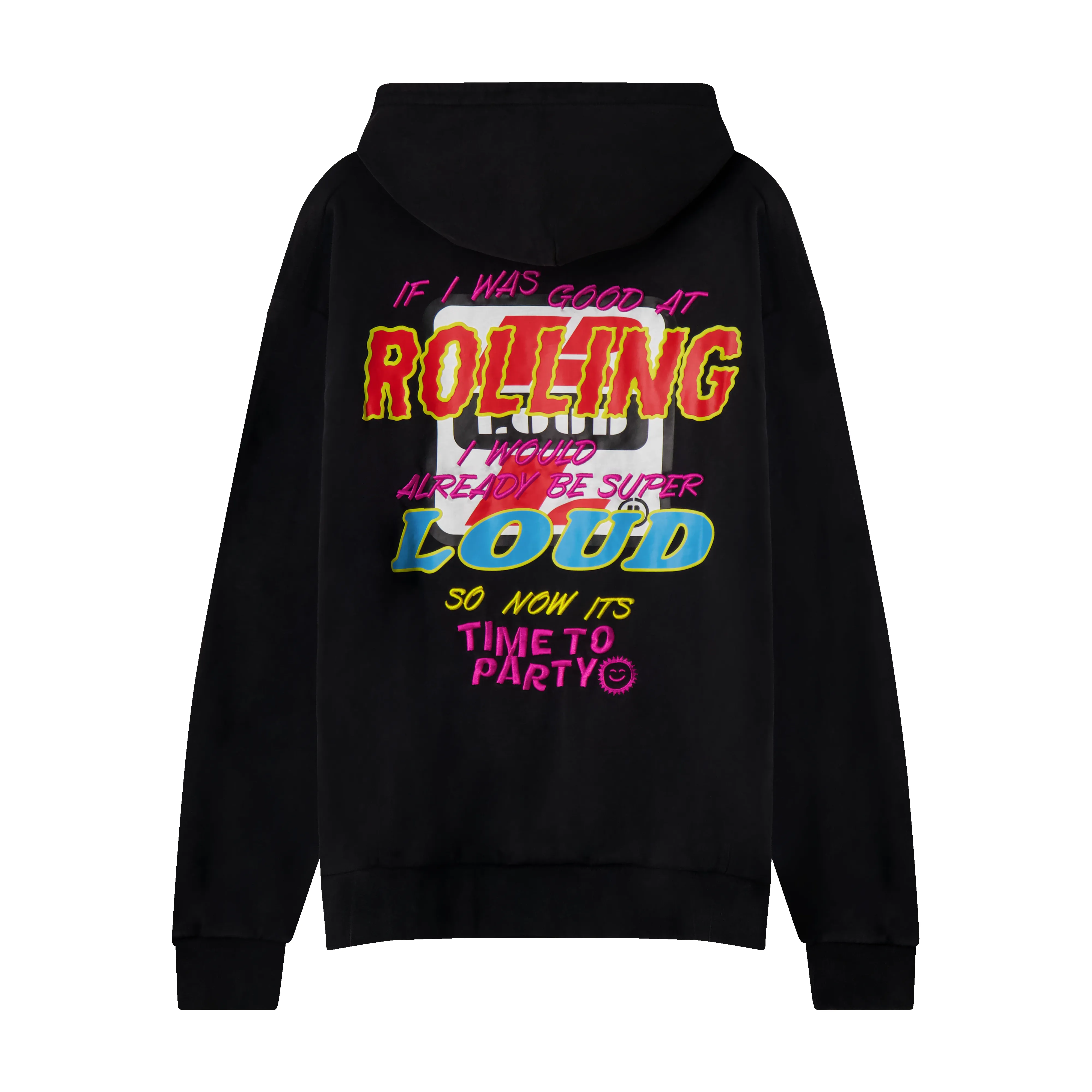 RL Racing Disco Black PO Hoodie sold by Rolling Loud Merch
