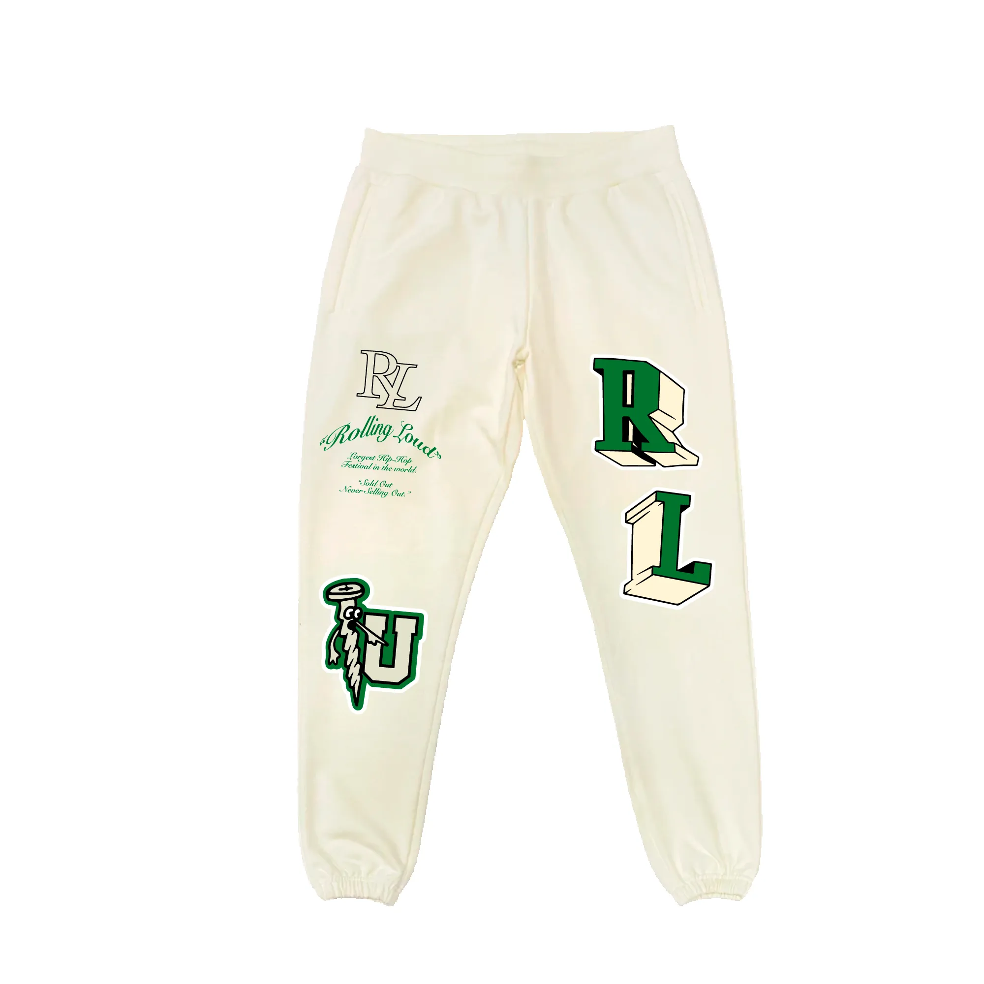 Hollywood Embroidered Sweatpants CALI 2021 sold by Rolling Loud Merch