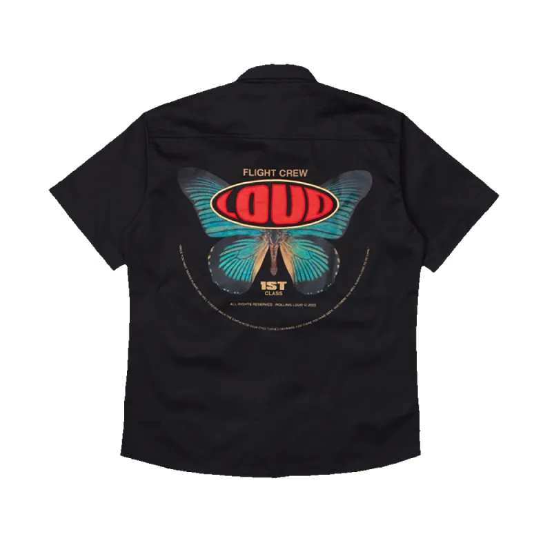 RL Butterfly Work Shirt made by Rolling Loud Merch