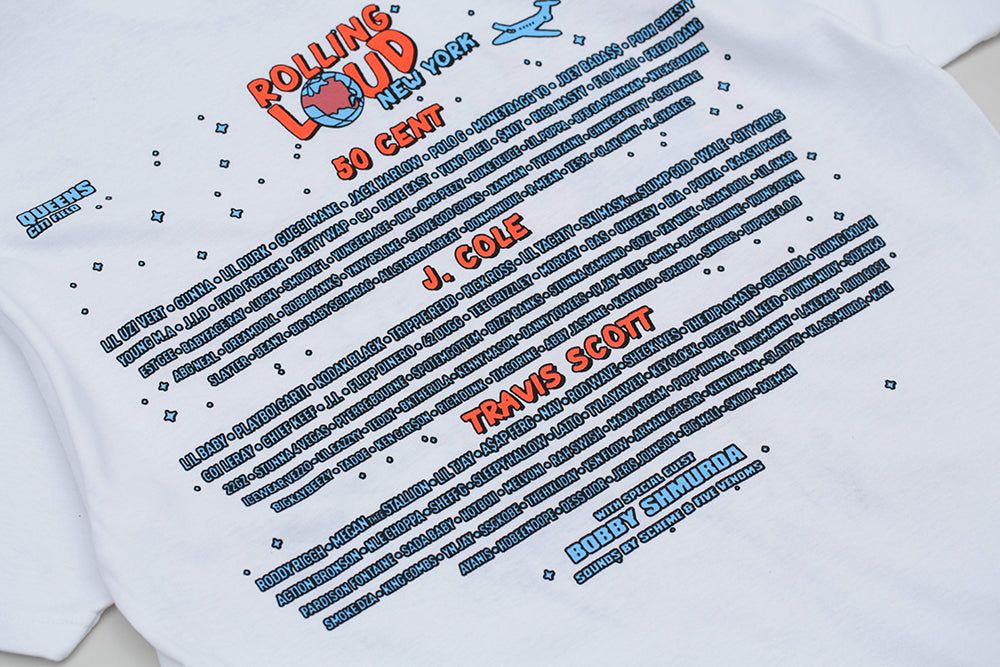 NYC Riders White 2021 Tee sold by Rolling Loud Merch product image thumbnail 2