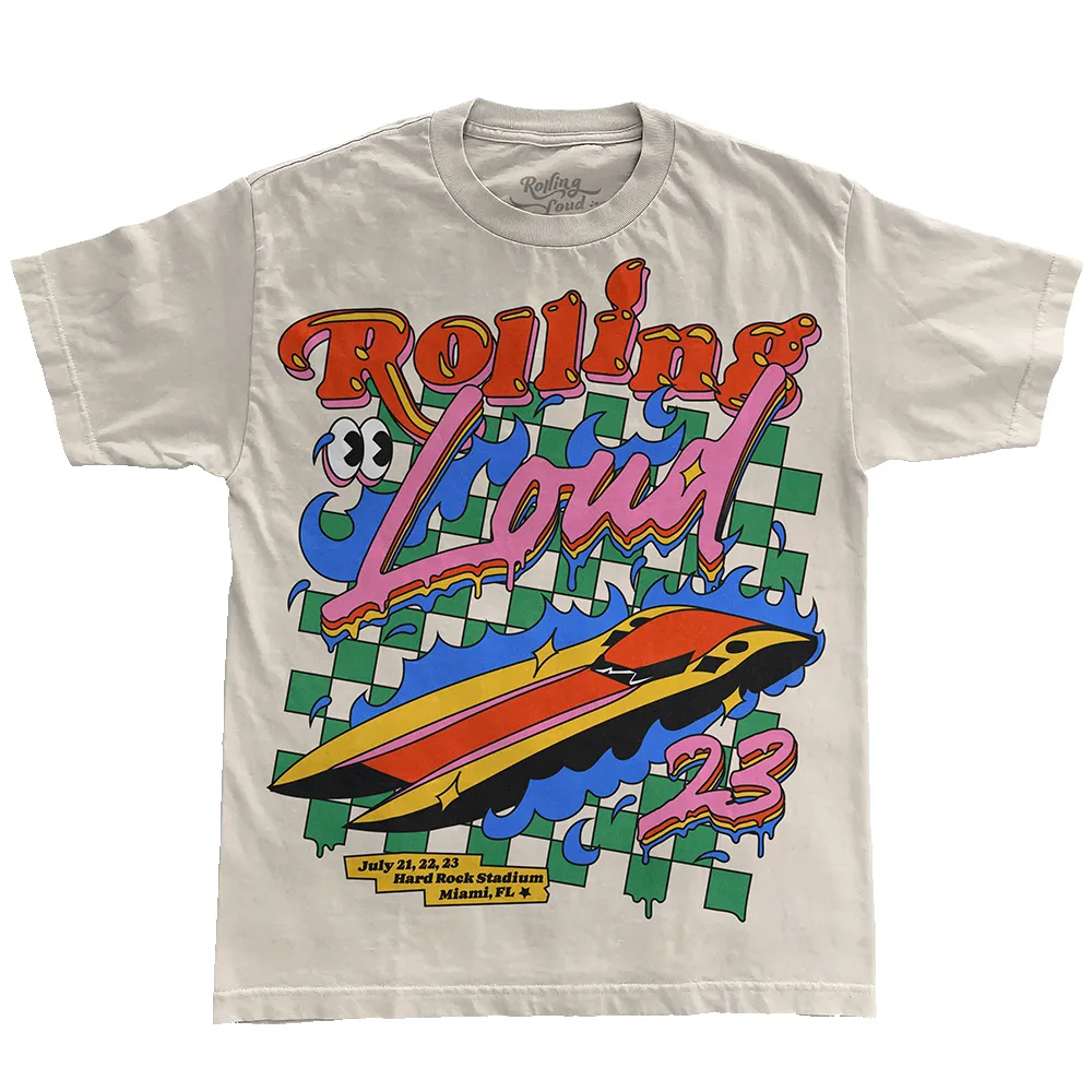 RL Exclusive Miami 23 Line Up Tee Bone sold by Rolling Loud Merch