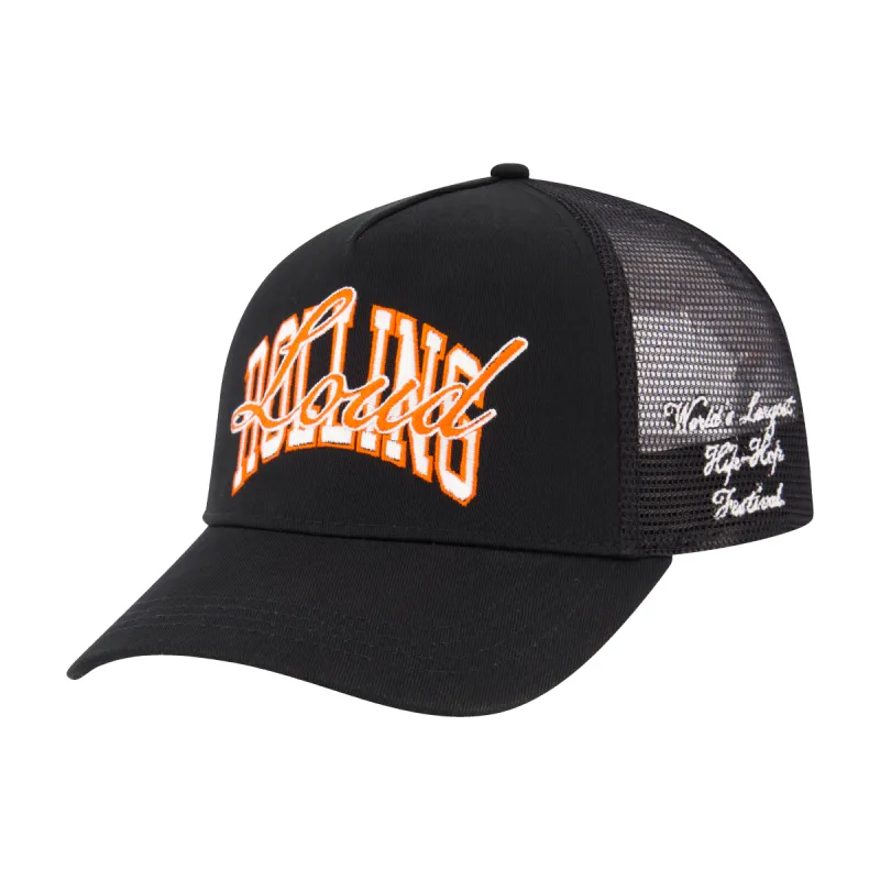 RL Loud Tour Black Mesh Trucker Hat sold by Rolling Loud Merch
