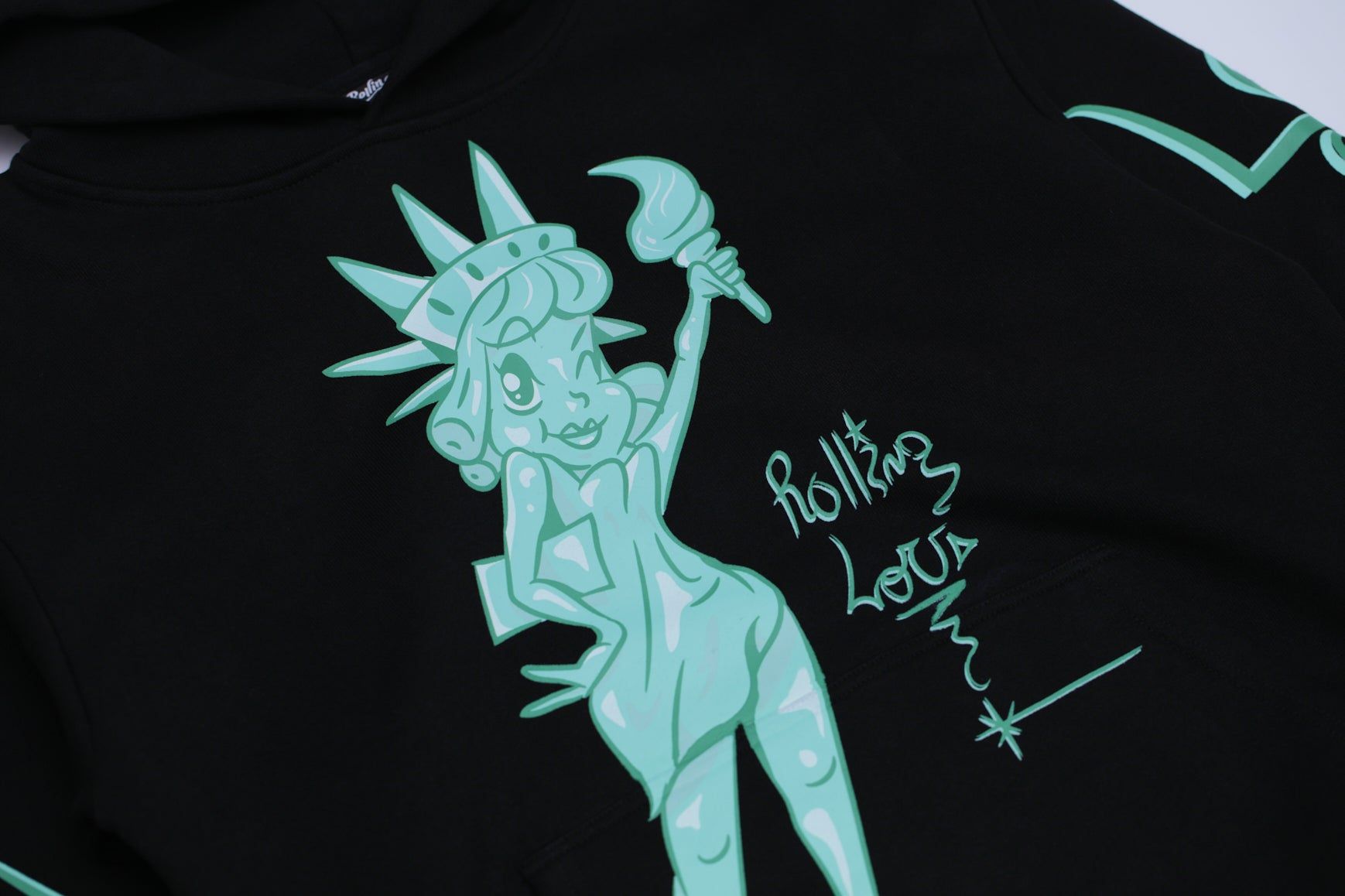 Liberty Hooded Sweatshirt NYC 2021 sold by Rolling Loud Merch product image thumbnail 3