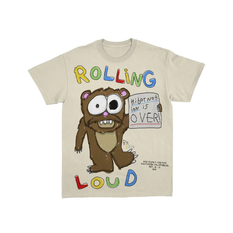 California 2021 Exclusive Line Up Tee sold by Rolling Loud Merch