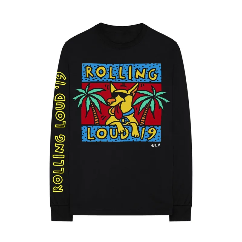 LA19 Woof Gang Long Sleeve Tee sold by Rolling Loud Merch