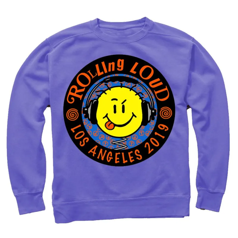 LA19 Noise Pollution Crewneck Tee sold by Rolling Loud Merch