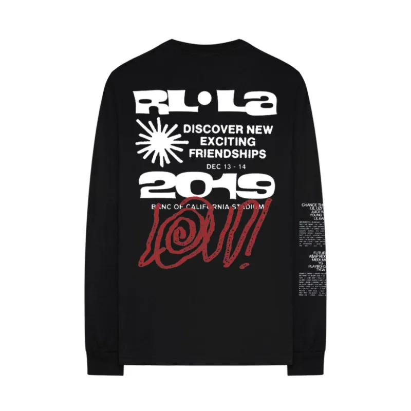 LA19 Friends Long Sleeve Tee sold by Rolling Loud Merch