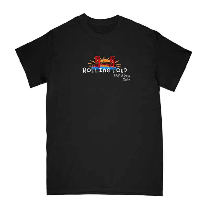 RL x B2SS Festival Line Up Black SS Tee sold by Rolling Loud Merch