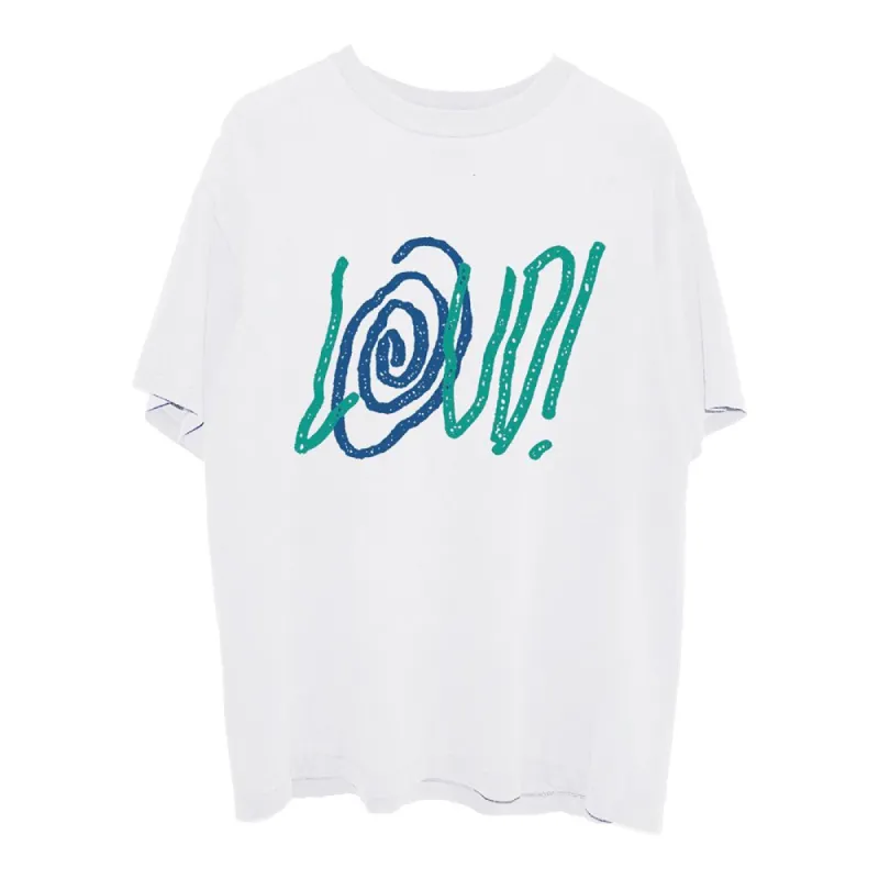 NY19 Loud Levels White SS Tee sold by Rolling Loud Merch