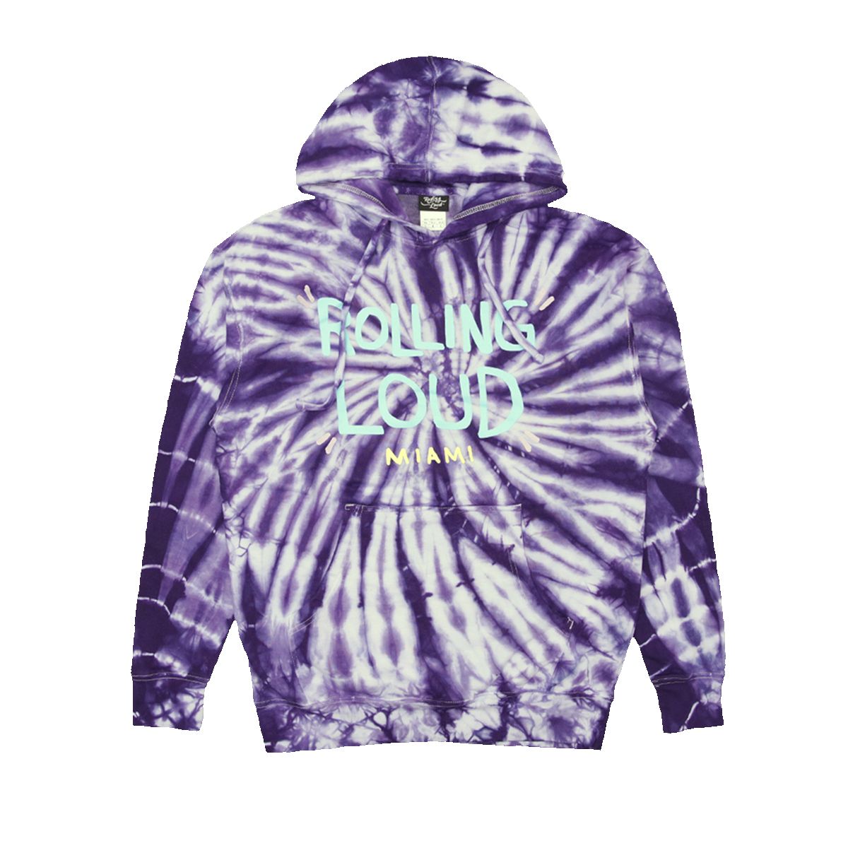 Dream Makers Miami 21 Headliners Tie Dye Hoodie sold by Rolling Loud Merch