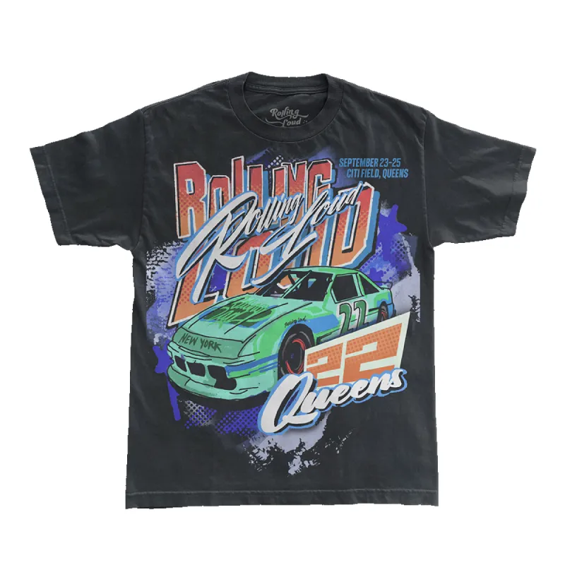 RL Queens T Shirt Black NYC 22 sold by Rolling Loud Merch
