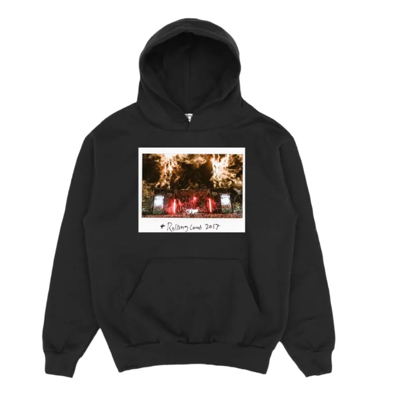 Defining Moments Black Vintage Hoodie MIA17 sold by Rolling Loud Merch
