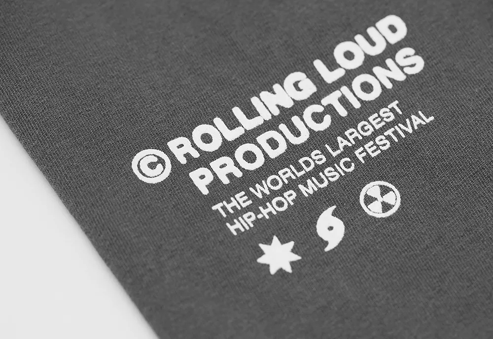RL Productions Vintage Grey Tee sold by Rolling Loud Merch product image thumbnail 3