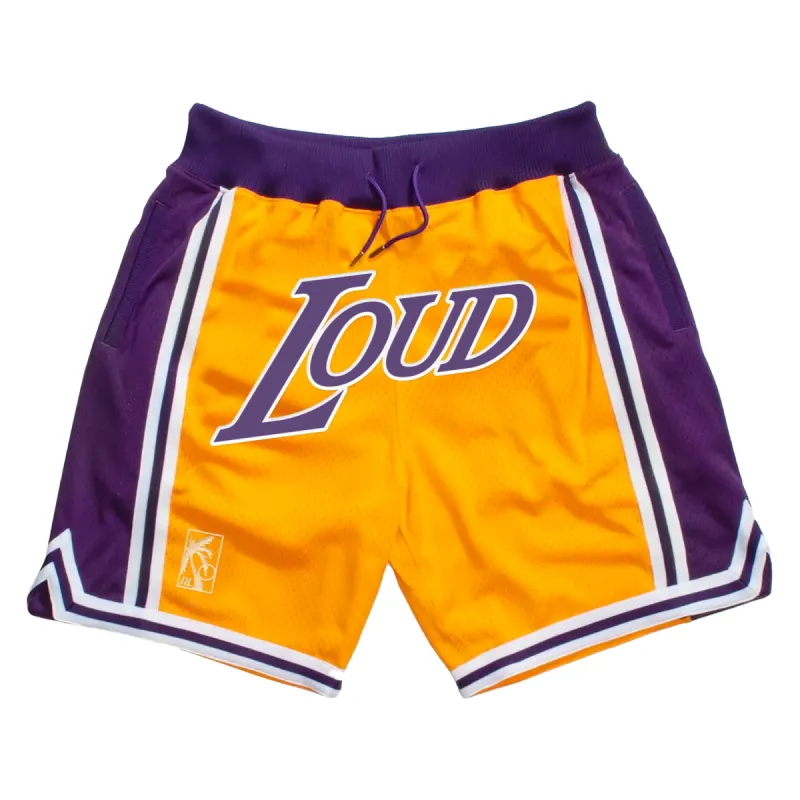 LOUD LA Authentic Mesh On Court Shorts sold by Rolling Loud Merch