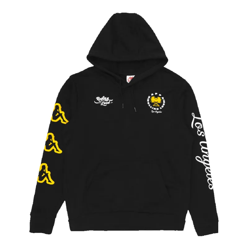 RL X Kappa Hoodie LA 21 Black sold by Rolling Loud Merch