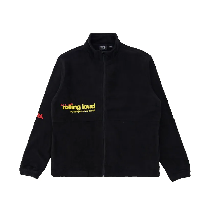 Loud Micro Fleece Jacket Black sold by Rolling Loud Merch