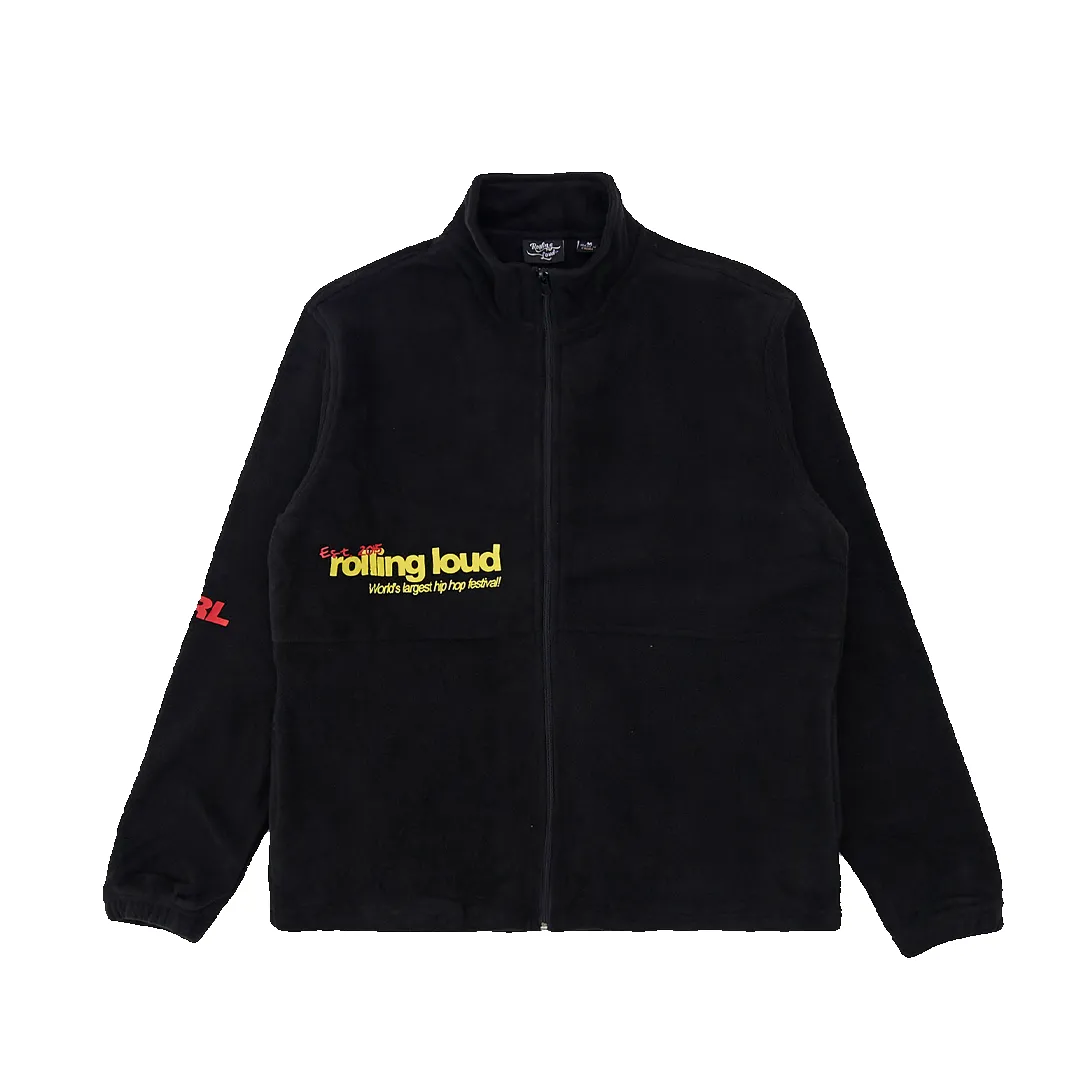 Loud Micro Fleece Jacket Black sold by Rolling Loud Merch