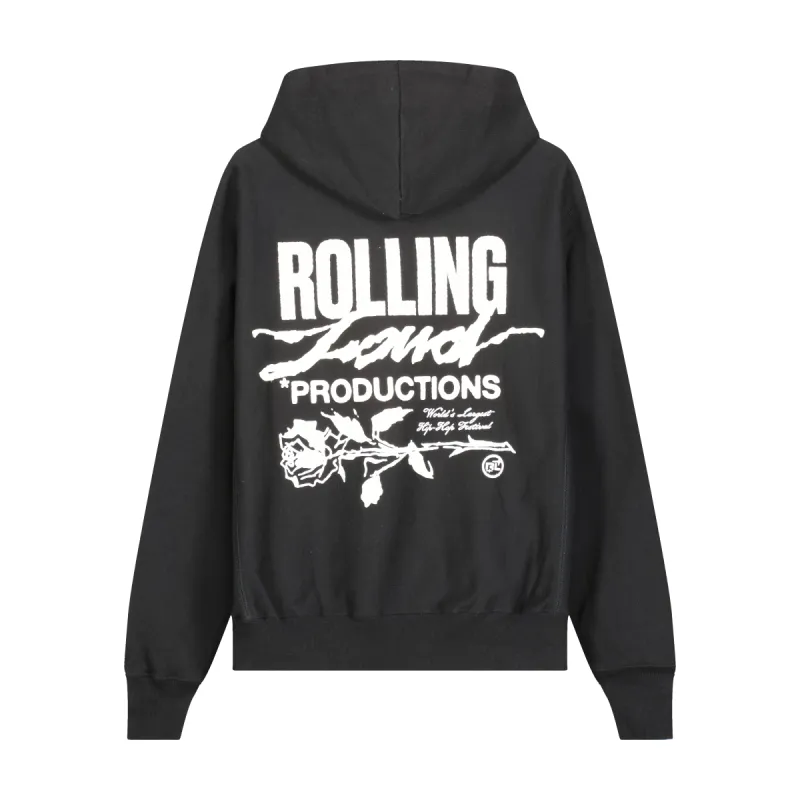 RL Productions Ripper Black Hoodie sold by Rolling Loud Merch