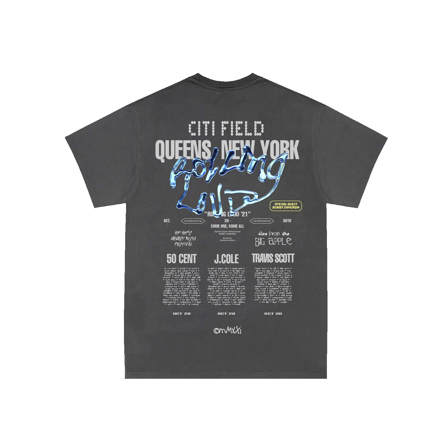 Liquid Vintage NYC 2021 Tee sold by Rolling Loud Merch