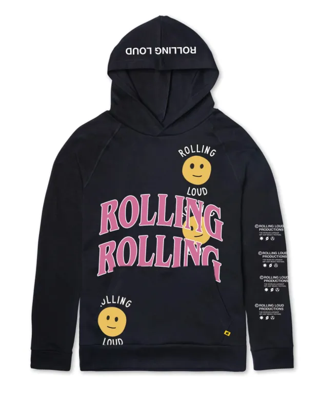 Smiley Hooded Sweatshirt CALI 2021 sold by Rolling Loud Merch