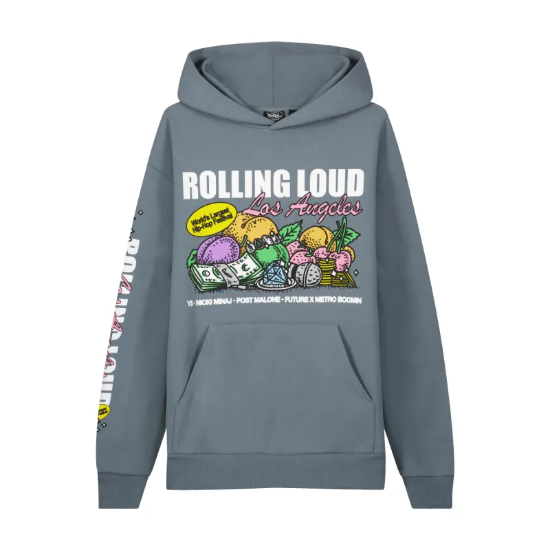 RL LA 24 Edible Artistry Blue Magic PO Hoodie sold by Rolling Loud Merch