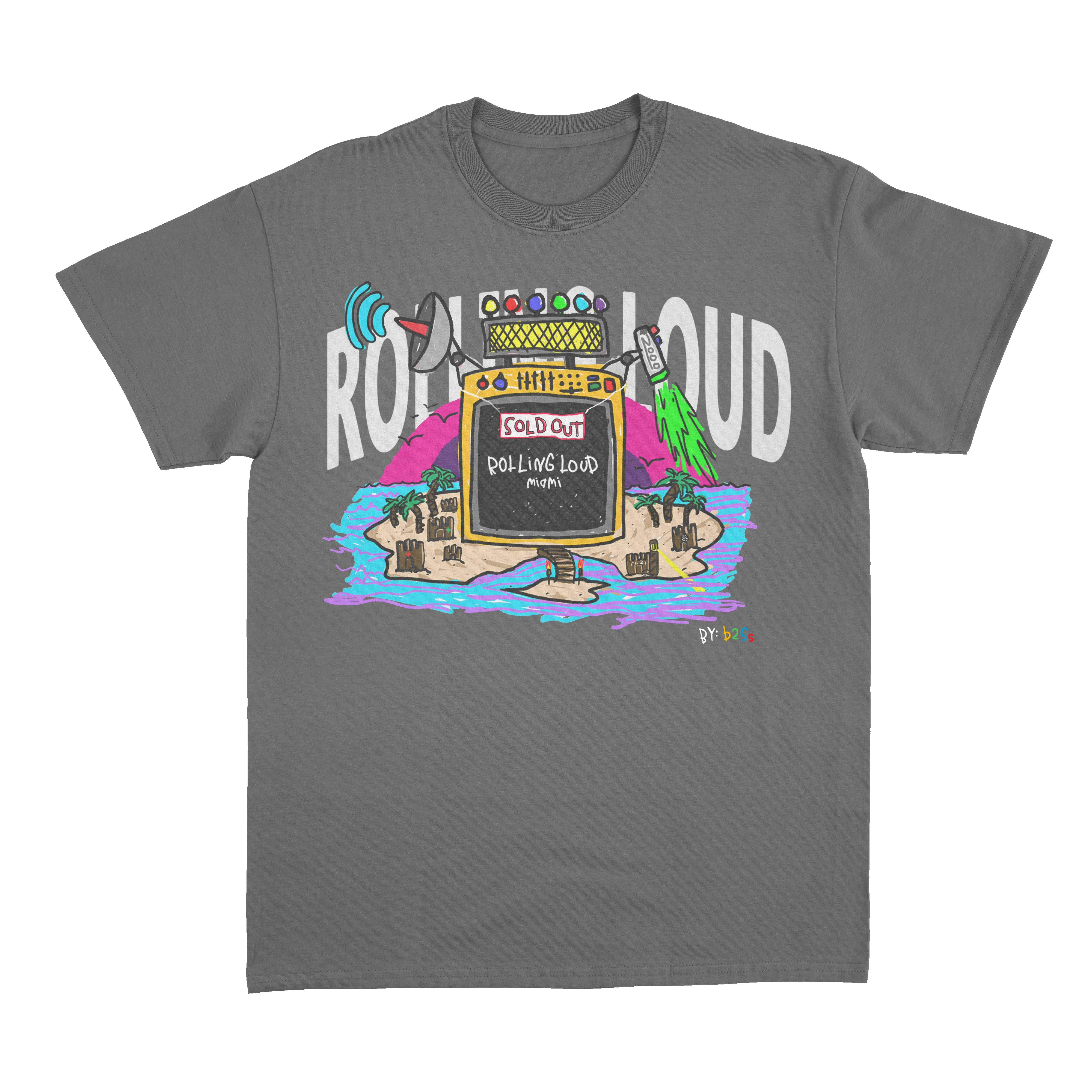 Miami 2021 Exclusive Line Up Tee - Vintage Black sold by Rolling Loud Merch
