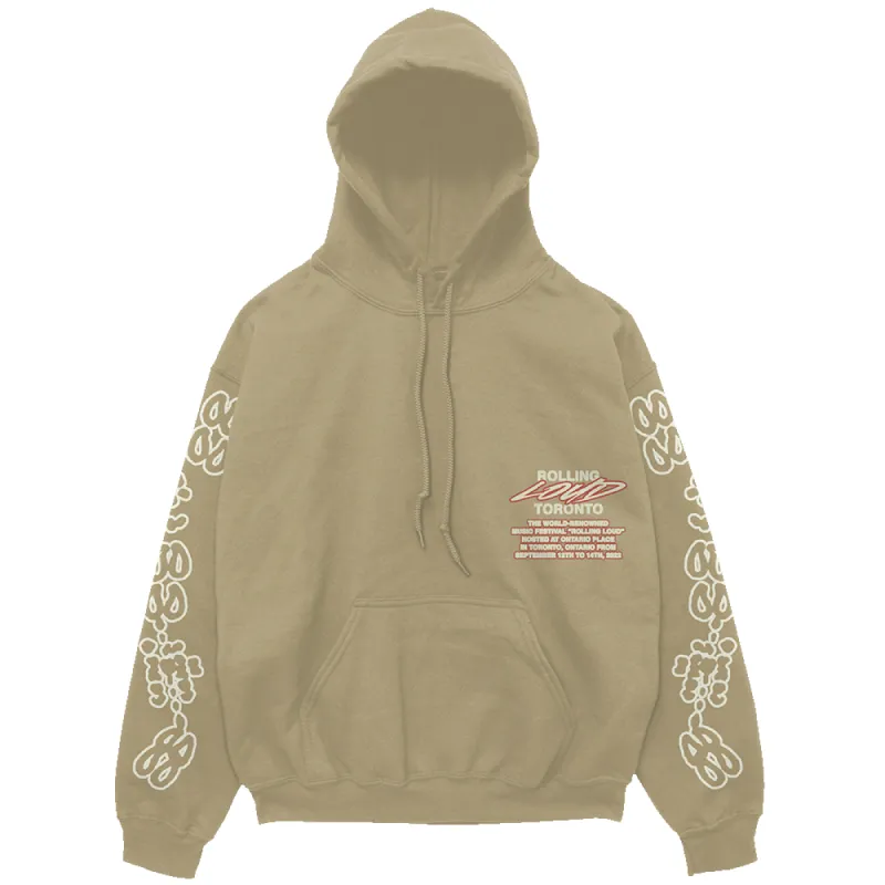 RL Wild Hoodie Tan Toronto 22 sold by Rolling Loud Merch