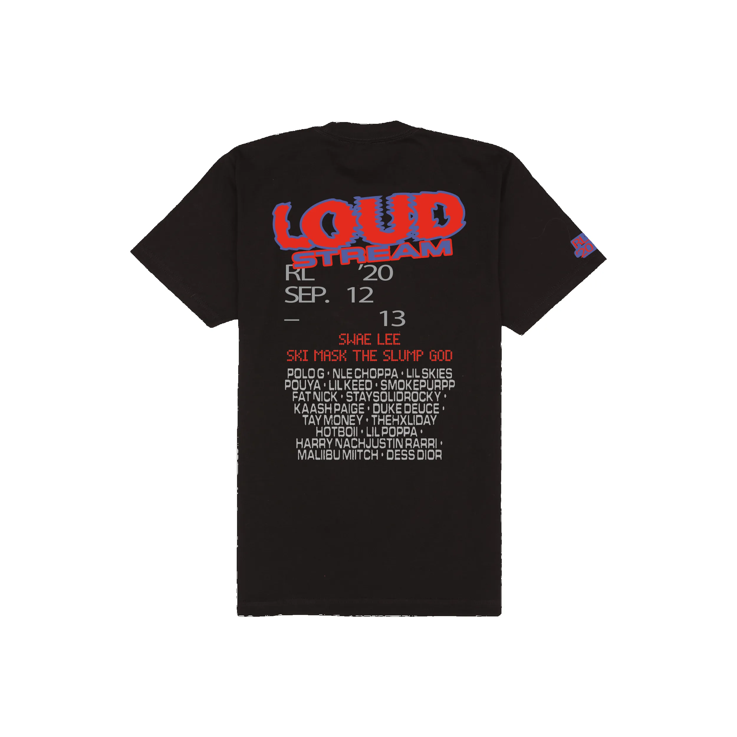 Rolling Loud Stream Black Vintage T Shirt sold by Rolling Loud Merch product image thumbnail 2