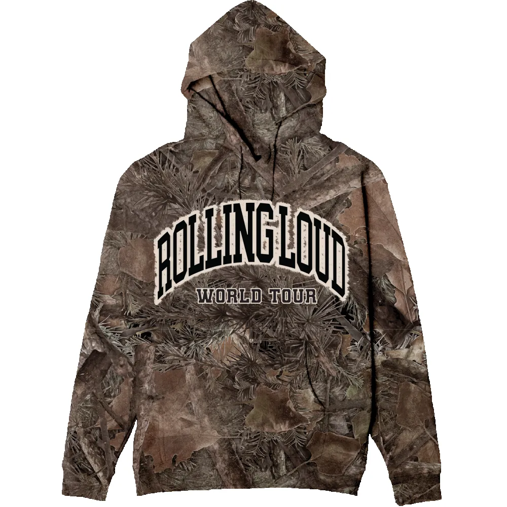 RL 24 Camo Hoodie sold by Rolling Loud Merch