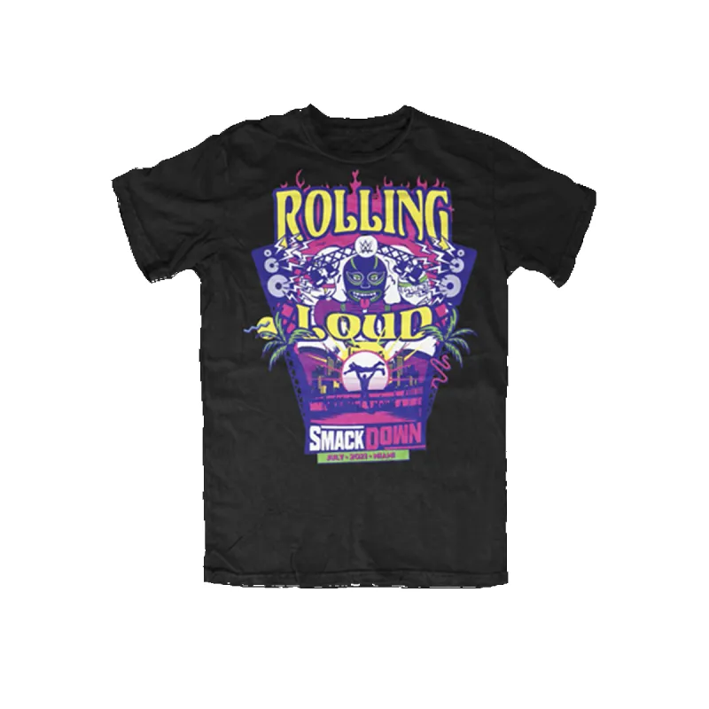 SMACKDOWN ROLLING LOUD MIAMI LUCHA BLACK sold by Rolling Loud Merch