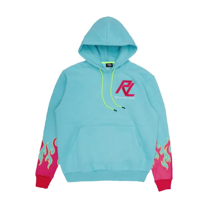 RL Moto Flames French Terry Hoodie made by Rolling Loud Merch