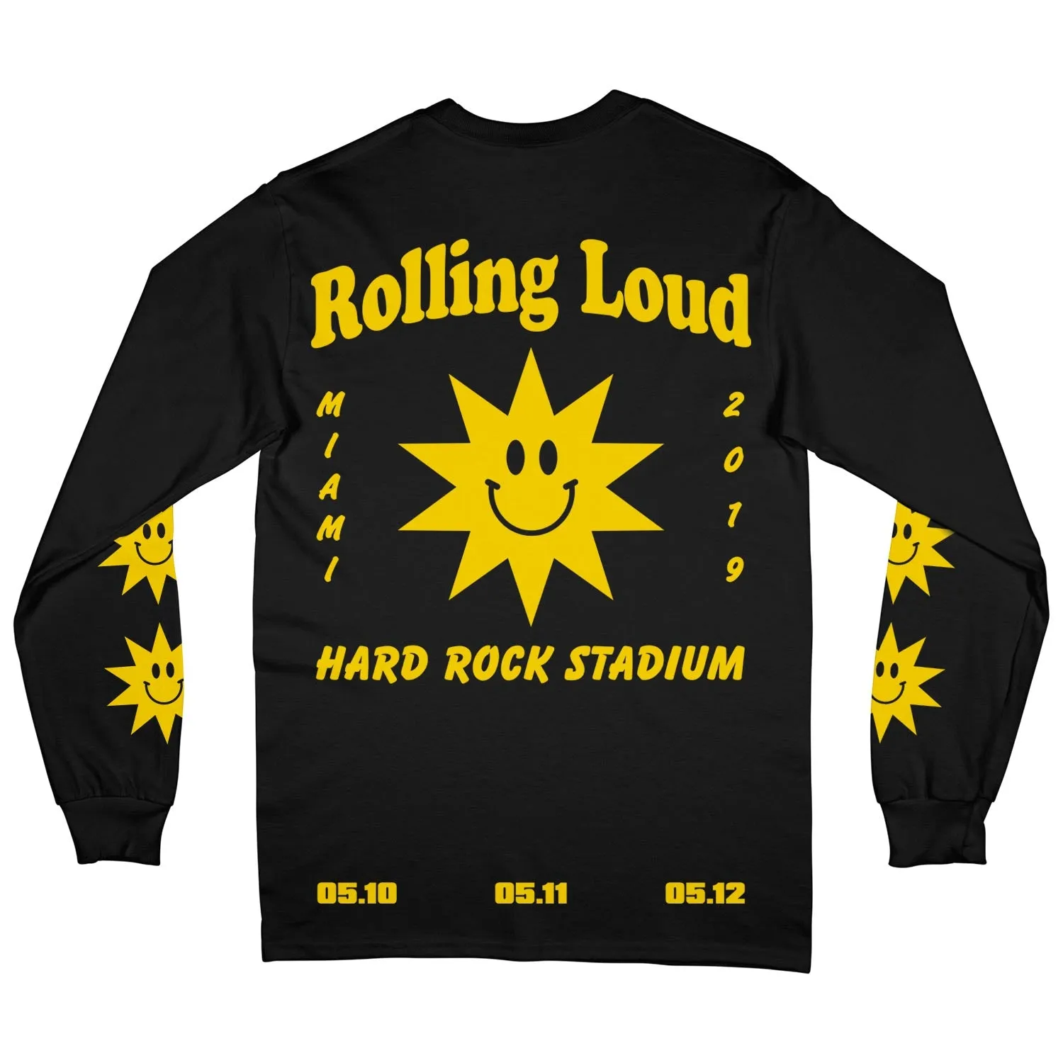 Summer Sun Black Long Sleeve Tee sold by Rolling Loud Merch product image thumbnail 2