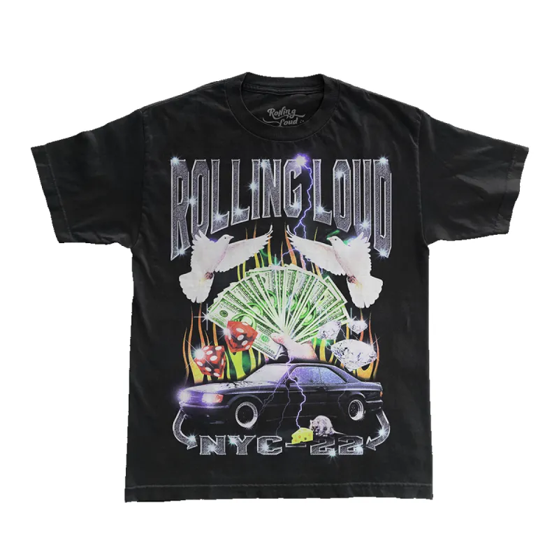 RL Dove Whips T Shirt NYC 22 sold by Rolling Loud Merch