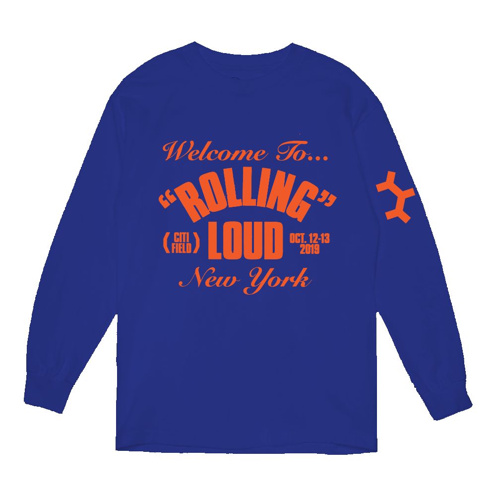 NY19 RL Project LS Tee sold by Rolling Loud Merch