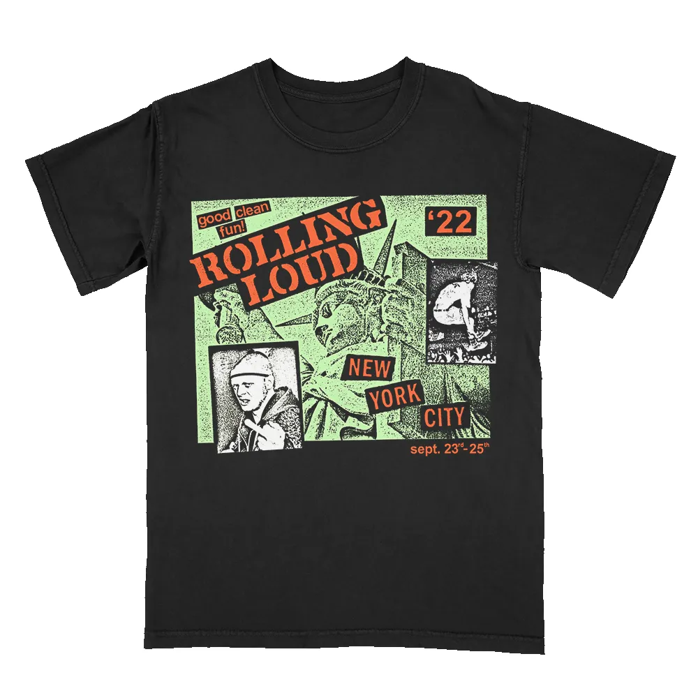 RL Good Clean T Shirt Black NYC 22 sold by Rolling Loud Merch